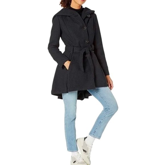 Steve Madden Jackets & Blazers - Steve Madden | Women's Hooded Wool Blend Coat